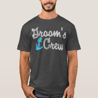 T-shirt Grooms Crew Funny Boat Cruise Bachelor