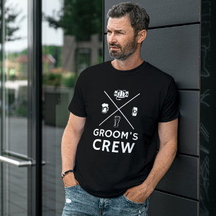 T-shirt Groom's Crew Groomsmen Bachelor Party cadeaux