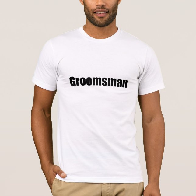 T-shirt Groomsman (Devant)