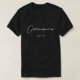 T-shirt Groomsman Personnalisé Chic Moderne Bachelor Party (Design devant)