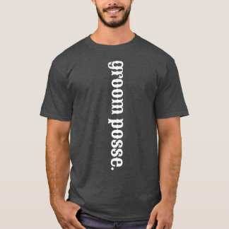 T-shirt Groomsmen Mariage mariée de la chambre corresponda