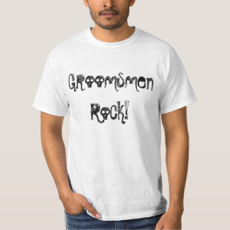 T-shirt Groomsmen Rock