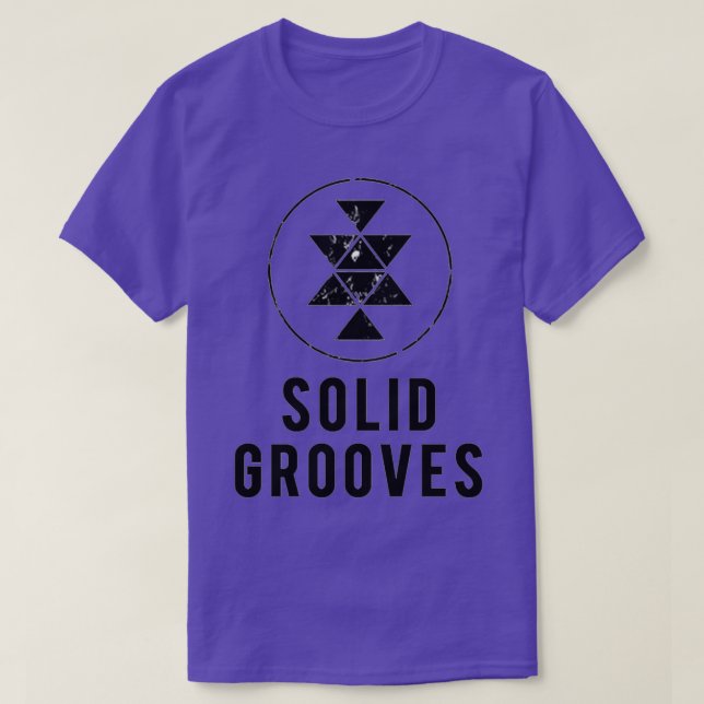 T-shirt Grooves solides  (Design devant)