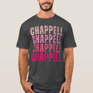 T-shirt Groovy Chappell Prénom Personnalisé Chappellee