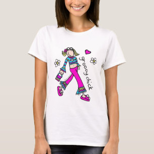 t-shirt groovy chick Available now