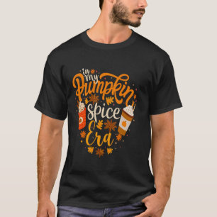 T-shirt Groovy dans mon époque Pumpkin Spice citrouille au