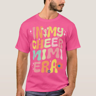 T-shirt Groovy Dans Mon Ère Mimi Amoureuse de Cheerleading