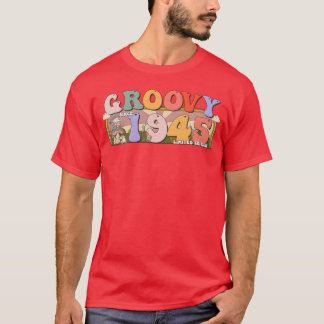 T-shirt Groovy Depuis 1945 Rétro Hippie 78e Anniversaire a