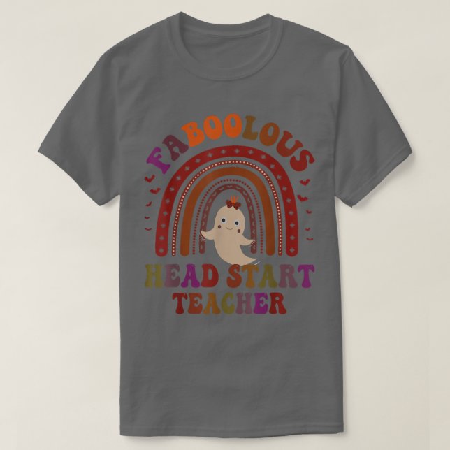 T-shirt Groovy FABOOLOUS HEAD START TEACHER Costume This I (Design devant)