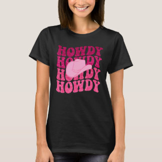 T-shirt Groovy Howdy Southern Western Girl Country Rodeo C