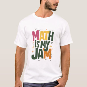 T-shirt Groovy Math est mon truc premier jour de rentrée 