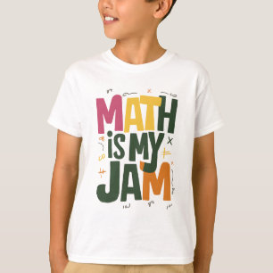 T-shirt Groovy Math est mon truc premier jour de rentrée s