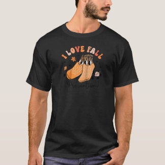 T-shirt Groovy Rétro J'aime la prévention des chutes Physi