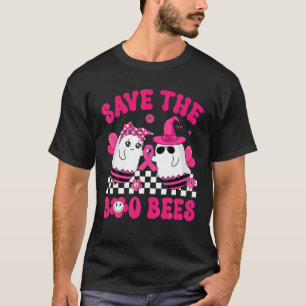 T-shirt Groovy Save The Boo Bees Funny Breast Cancer