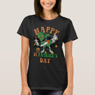 T-shirt Groovy Shenanigans Joyeux St Patrick Mignon trèfle