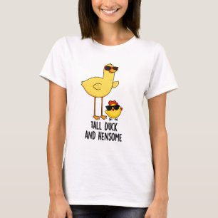 T-shirt Gros Canard Et Hensome Drôle Animal Pun