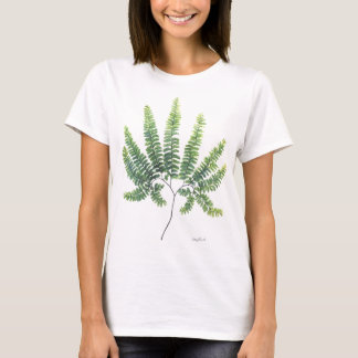 T-shirt Gros caractères de fougère de Maidenhair