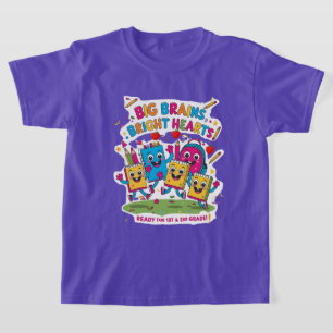 T-shirt Gros cerveaux, Coeurs lumineux - 1ère et 2e année 