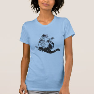 T-shirt gros chat