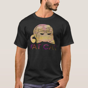 T-shirt Gros chat