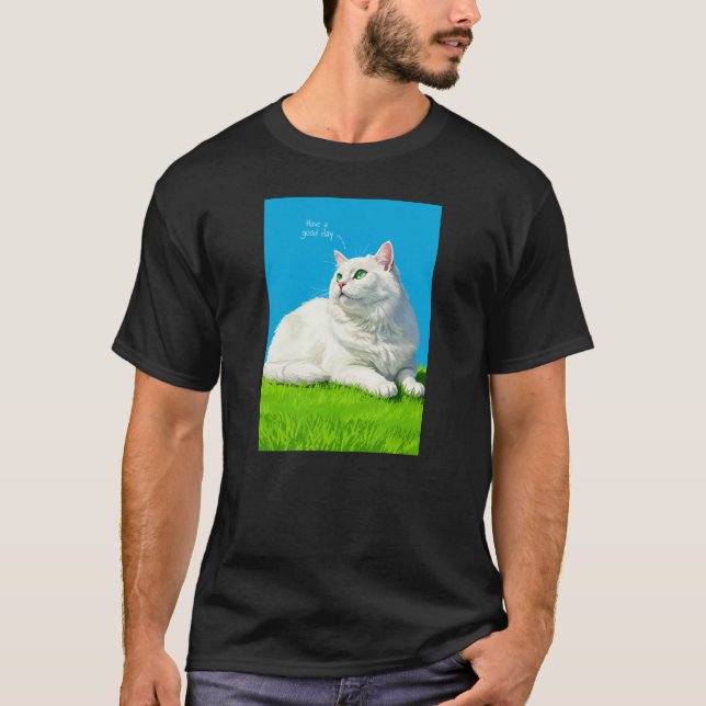 T-shirt Gros chat (Devant)