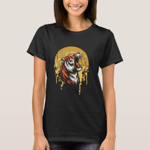 T-shirt Gros chat animal animal sauvage - Moon Howling