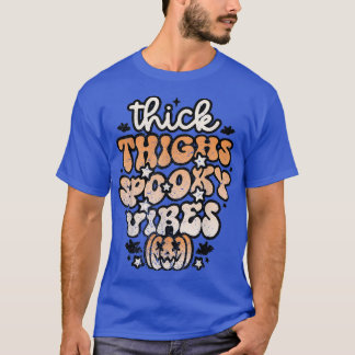 T-shirt Gros Cuirs Et Vibes Éffrayantes Drôle Halloween 10