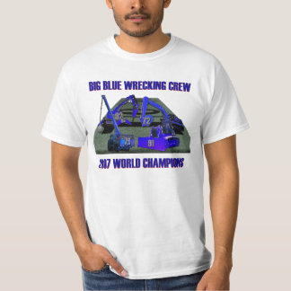 T-shirt Gros équipage de naufrage bleu