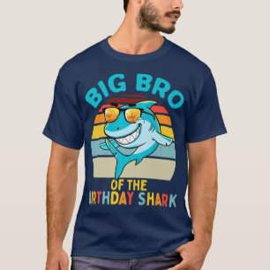 T-shirt Gros frère du requin Fame de jumelage de frère d'a