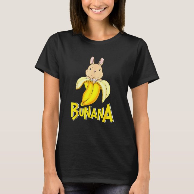 T-shirt Gros lapin de banane drôle (Devant)