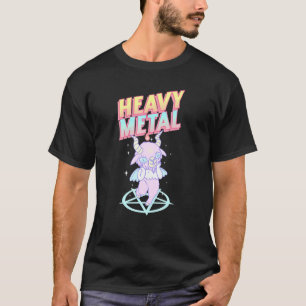 T-shirt Gros Métal Baby Chèvre Satanique Goth Métal de mor