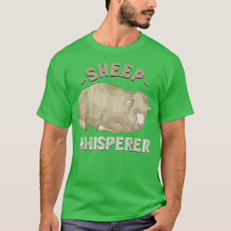 T-shirt Gros Mouton Whisperer Fermier Ferme Amoureux des a