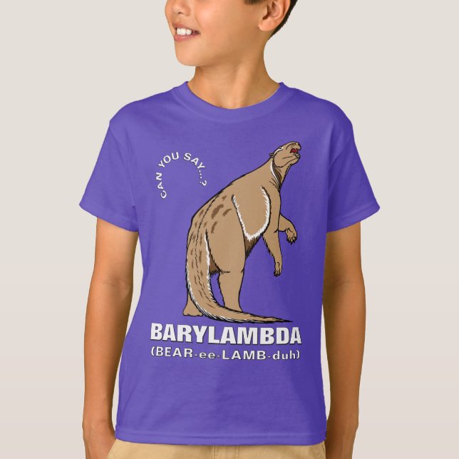 T-shirt Gros noms disparus (#2) : Barylambda (Devant)