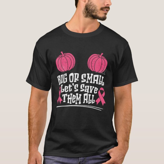 T-shirt Gros Ou Petits Sauvons-Les Tous Les Hal Cancer Du  (Devant)