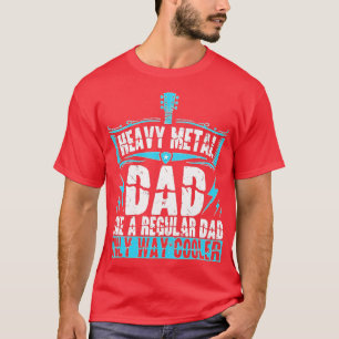 T-shirt Gros Papa Metal Metalhead Groupe de musiciens de g