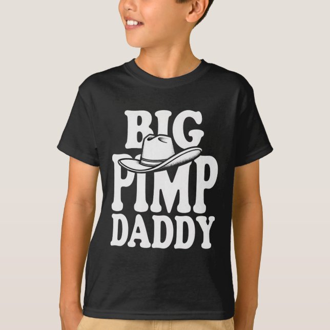 T-shirt Gros Pimp Daddy Costume d'Halloween (Devant)