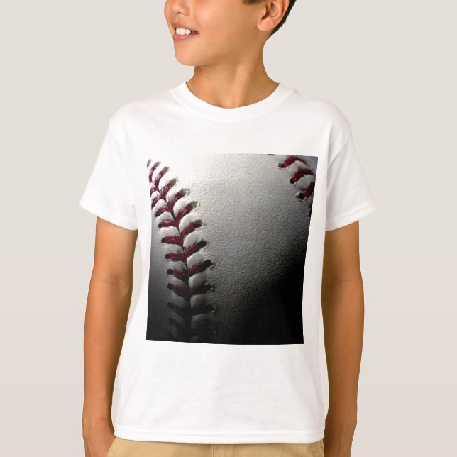 T-shirt Gros plan de base-ball (Devant)