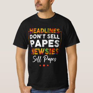 T-shirt Gros titres Ne pas vendre Papes Nouveautés Vendre 