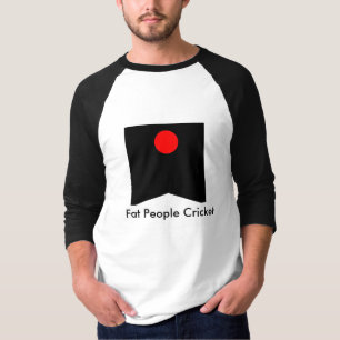T-shirt Grosse chemise de cricket de personnes