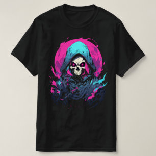 T-shirt Grosse Faucheuse Neo Skull, Mort Lui-Même