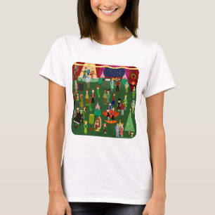 T-shirt Grosse fête Festive Fun Retro Art Cartoon