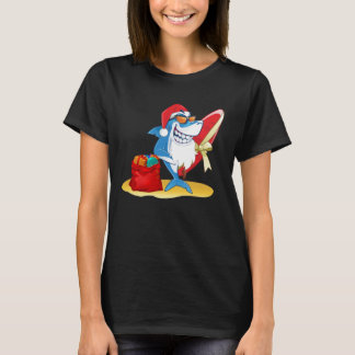 T-shirt Grosse nouveauté pour le requin de Noël Père Noël