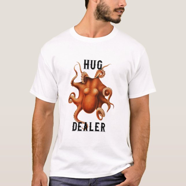T-shirt Grosse pieuvre drôle du concessionnaire par Ernst  (Devant)