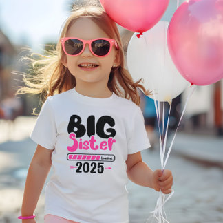 T-Shirt Grosse soeur, 2025 Enfant, Enfant, Enfant