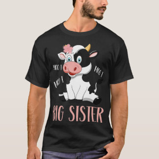 T-shirt Grosse Soeur Vache Cute Vache Agriculteur Annivers