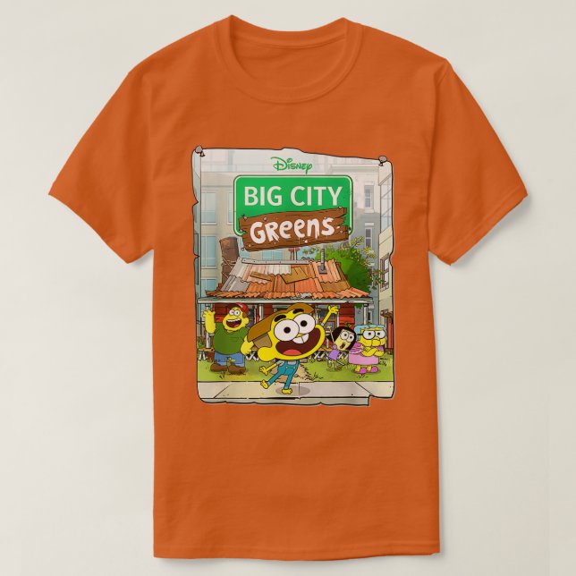 T-shirt Grosse ville Greens Cricket et famille (Design devant)