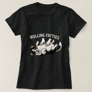 T-SHIRT GROSSES RONDELETS CHIEN CHIEN CORGI MIGNON