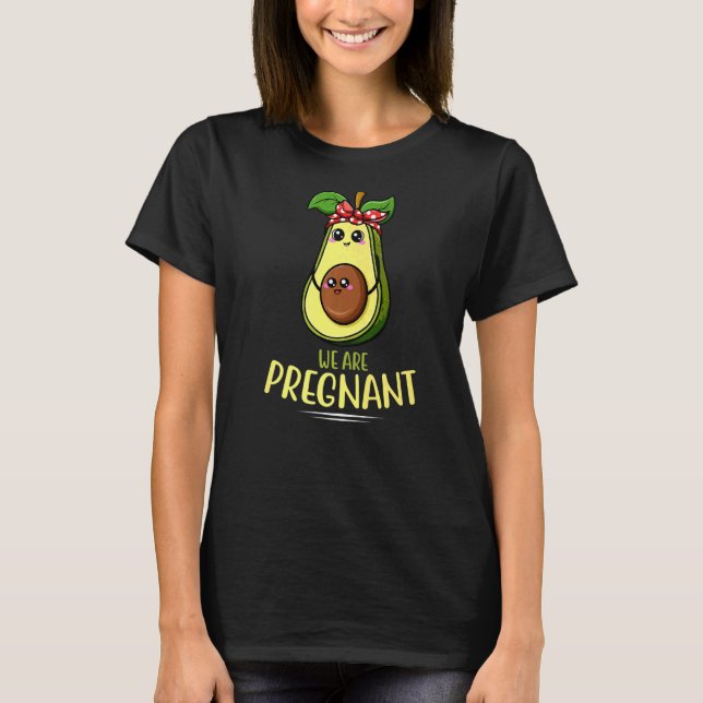 T-shirt Grossesse d'Avocado mère enceinte Mamacado (Devant)