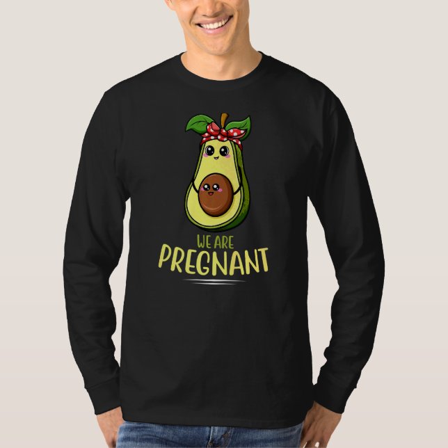 T-shirt Grossesse d'Avocado mère enceinte Mamacado (Devant)