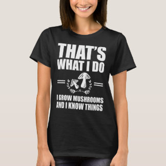 T-shirt Grossesse de champignons Fungiculture Fa